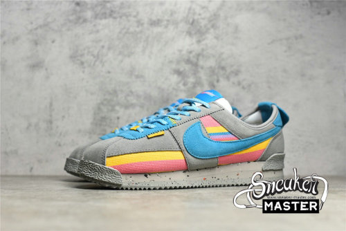 NIKE UNION LA X CORTEZ SP LIGHT SMOKE GREY/CORAL CHALK/VARSITY MAIZE/BLUE FURY DR1413-002