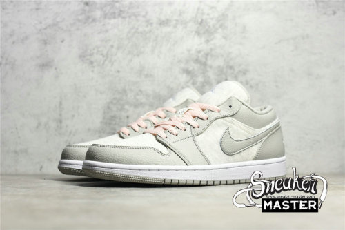 NIKE AIR JORDAN 1 LOW SE LIGHT IRON ORE/WHITE/ATMOSPHERE DQ6076-001