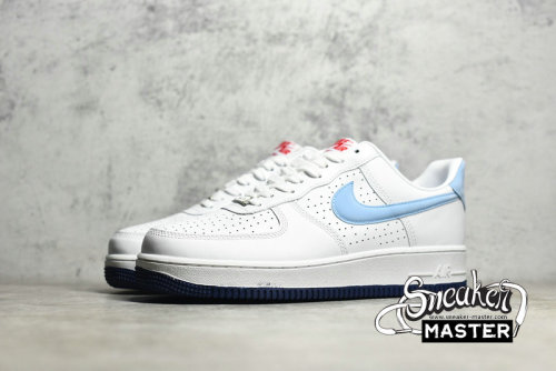 NIKE AIR FORCE 1 LOW PUERTO RICO WHITE/BLUE-RED BQ9200-100