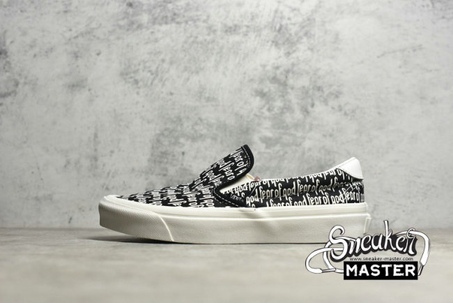 VANS SLIP-ON REISSUE X FEAR OF GOD BLACK/BLACK/WHITE VN0A3MQ6PZK