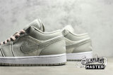 NIKE AIR JORDAN 1 LOW SE LIGHT IRON ORE/WHITE/ATMOSPHERE DQ6076-001