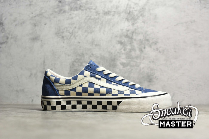 VANS CHECKERBOARD STYLE 36 SNEAKERS MOONLIGHT BLUE/BLACK/WHITE VN0A3ZCJBC0