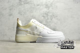 NIKE AIR FORCE 1 REACT WHITE/COCONUT MILK/LIGHT IRON ORE/WHITE DH7615-100