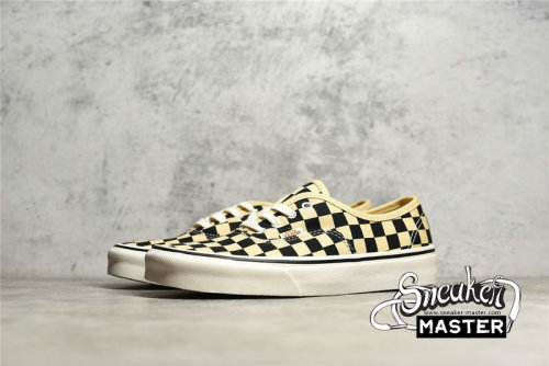 VANS CLASSIC SLIP-ON ECO THEORY CHECKERBOARD BEIGE/BLACK/BEIGE VN0A5JMH705