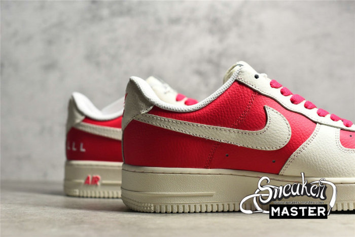 NIKE AIR FORCE 1 07 LOW WHITE/RED/WHITE NKAF1-001