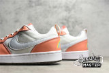 NIKE COURT BOROUGH LOW 2 SE GS WHITE/LIGHT MADDER ROOT/CAVE STONE/AURA DM1216-100