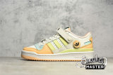 ADIDAS FORUM 84 LOW SHOES CHALK WHITE/YELLOW TINT/GLOW ORANGE GW4427