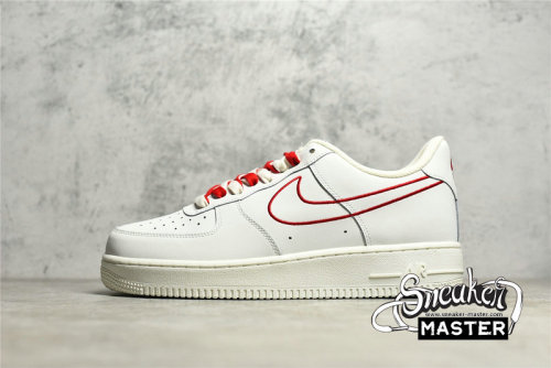 NIKE AIR FORCE 1 LOW 07 OFF-WHITE/OFF-WHITE/RED CL6326-108