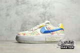 NIKE AIR FORCE 1 FONTANKA FLOWERS SAIL/VIVID SULPHUR/GAME ROYAL/UNIVERSITY BLUE DV3211-100