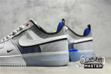 NIKE AIR FORCE 1 REACT WHITE/LIGHT PHOTO BLUE-DEEP ROYAL BLUE DH7615-101