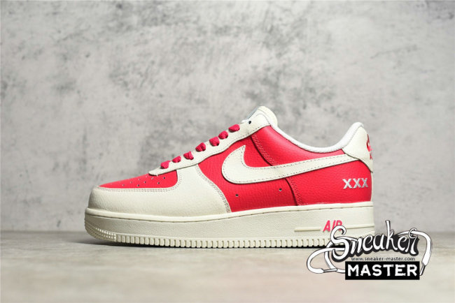 NIKE AIR FORCE 1 07 LOW WHITE/RED/WHITE NKAF1-001