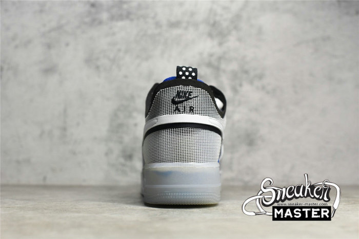 NIKE AIR FORCE 1 REACT WHITE/LIGHT PHOTO BLUE-DEEP ROYAL BLUE DH7615-101