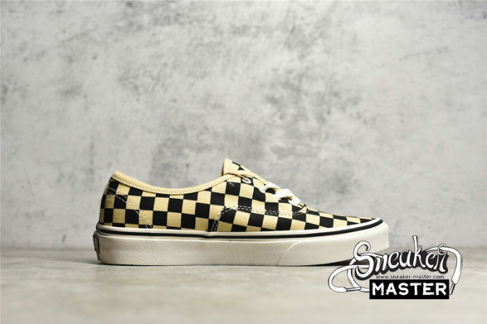 VANS CLASSIC SLIP-ON ECO THEORY CHECKERBOARD BEIGE/BLACK/BEIGE VN0A5JMH705
