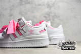 ADIDAS FORUM 84 LOW SHOES CLOUD WHITE/CLOUD WHITE/LIGHT PINK Q47375