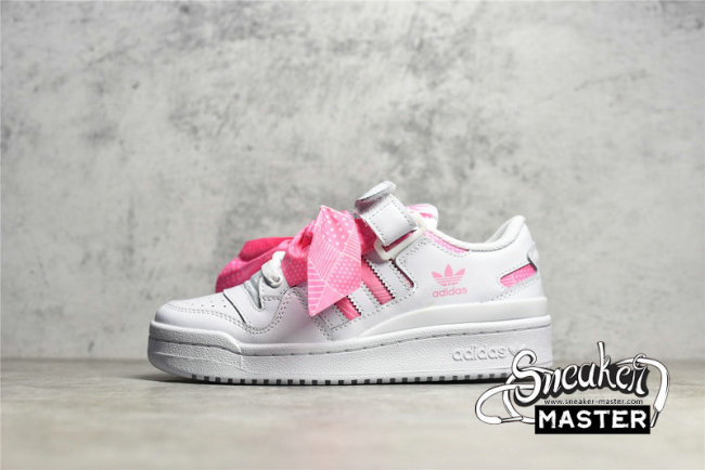 ADIDAS FORUM 84 LOW SHOES CLOUD WHITE/CLOUD WHITE/LIGHT PINK Q47375