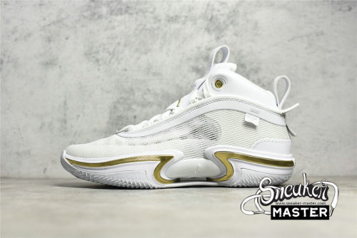 NIKE AIR JORDAN 36 SE PF GLORY WHITE/BLACK/GAME ROYAL/METALLIC GOLD DM7580-100