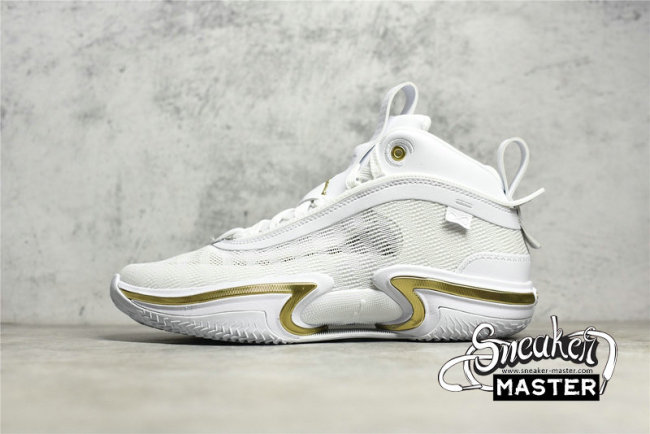 NIKE AIR JORDAN 36 SE PF GLORY WHITE/BLACK/GAME ROYAL/METALLIC GOLD DM7580-100