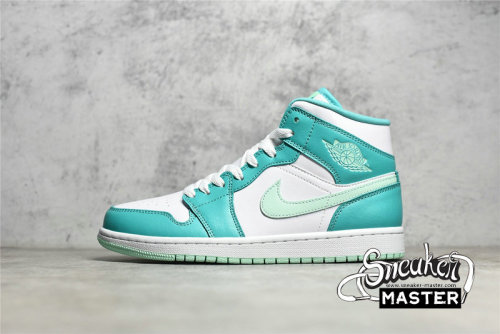 NIKE AIR JORDAN 1 MID MARINE GREEN WASHED TEAL/MINT FOAM/WHITE DV2229-300
