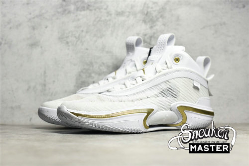 NIKE AIR JORDAN 36 SE PF GLORY WHITE/BLACK/GAME ROYAL/METALLIC GOLD DM7580-100