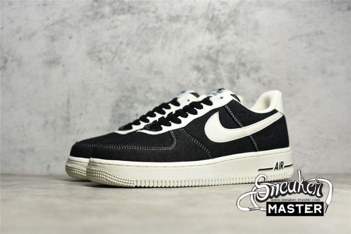 NIKE AIR FORCE 1 LOW 07 BLACK/BLACK/CREAM WHITE DG2296-001