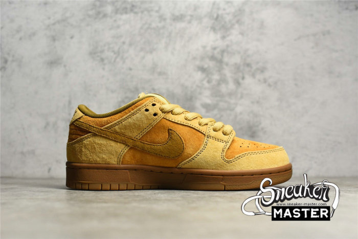 NIKE SB DUNK LOW REVERSE REESE FORBES WHEAT DUNE/TWIG-WHEAT-GUM MEDIUM BROWN 883232-700
