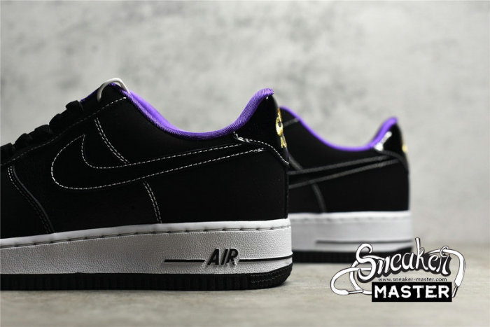 NIKE AIR FORCE 1 LOW WORLD CHAMP BLACK/METALLIC GOLD-PURPLE DR9866-001