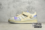 ADIDAS FORUM 84 LOW SHOES OFF WHITE/PURPLE/LIGHT BLUE GW4426