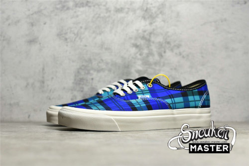 VANS ANAHEIM FACTORY OG PLAID AUTHENTIC 44 DX BLUE/DARK BLUE/WHITE VN0A5KX4Y61