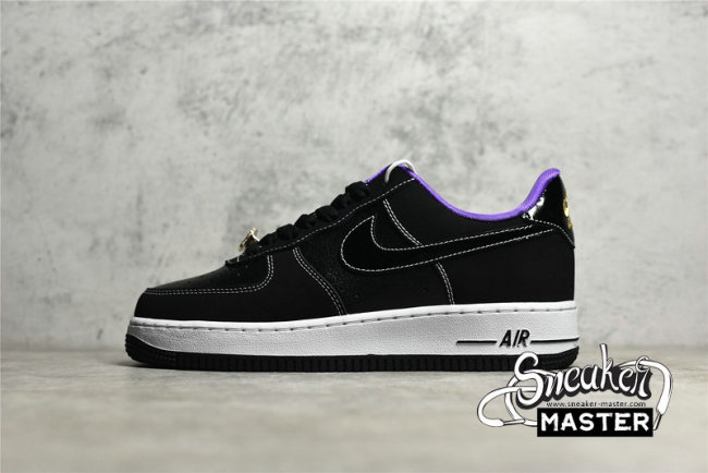 NIKE AIR FORCE 1 LOW WORLD CHAMP BLACK/METALLIC GOLD-PURPLE DR9866-001