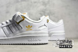 ADIDAS FORUM LOW SHOES CLOUD WHITE/CLOUD WHITE/GOLD METALLIC GZ6379