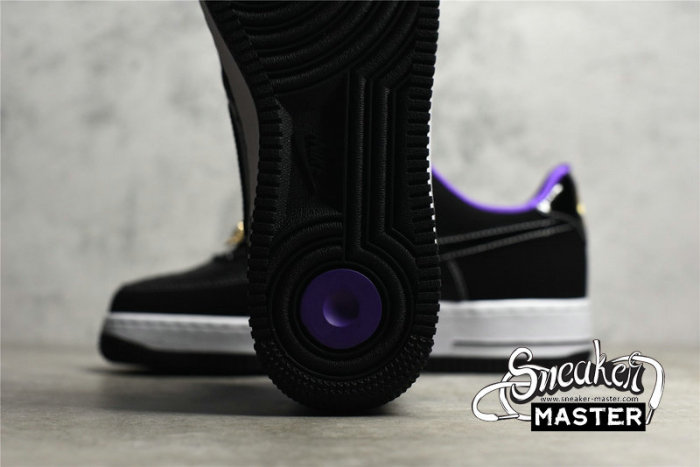 NIKE AIR FORCE 1 LOW WORLD CHAMP BLACK/METALLIC GOLD-PURPLE DR9866-001