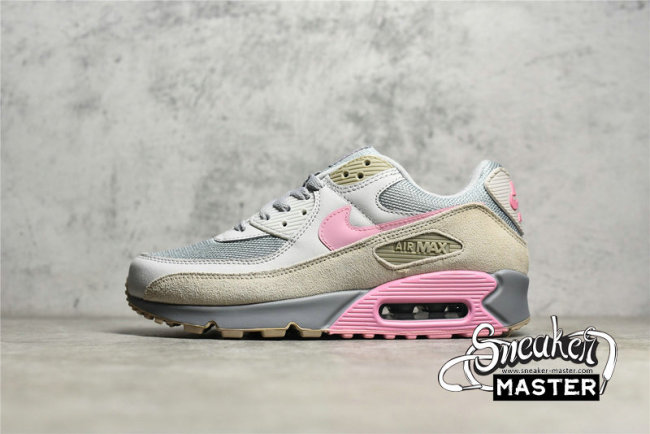 NIKE AIR MAX 90 PINK STRING VAST GREY/PINK/WOLF GREY/STRING CW7483-001