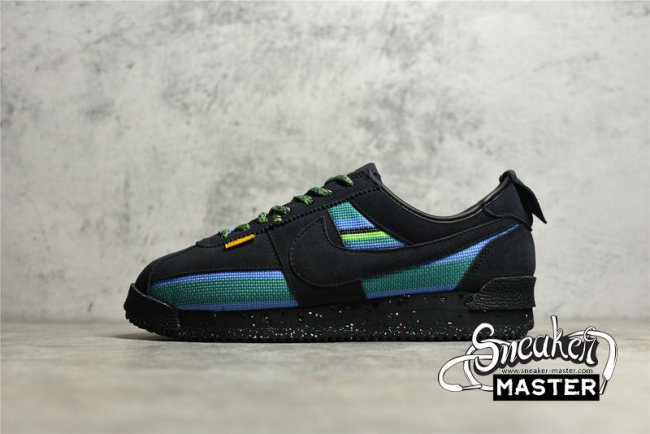 NIKE CORTEZ SP X UNION LA OFF NOIR/NEPTUNE GREEN/MEAN GREEN DR1413-001