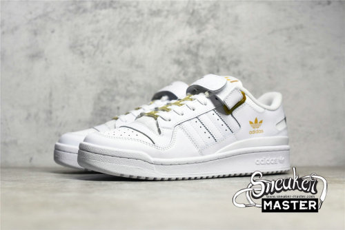 ADIDAS FORUM LOW SHOES CLOUD WHITE/CLOUD WHITE/GOLD METALLIC GZ6379