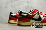 NIKE SB DUNK LOW EMB 75TH ANNIVERSARY WHITE/BLACK/CHILE RED DD3363-100