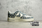 NIKE AIR FORCE 1 LOW 07 X MLB DENIM BLUE/WHITE/BLACK CW1888-602