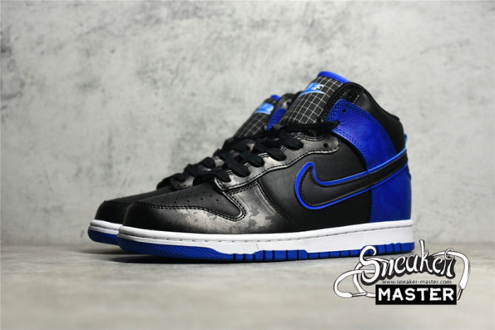 NIKE SB DUNK HIGH RETRO SE CAMO BLACK/BLACK/WHITE/HYPER ROYAL DD3359-001