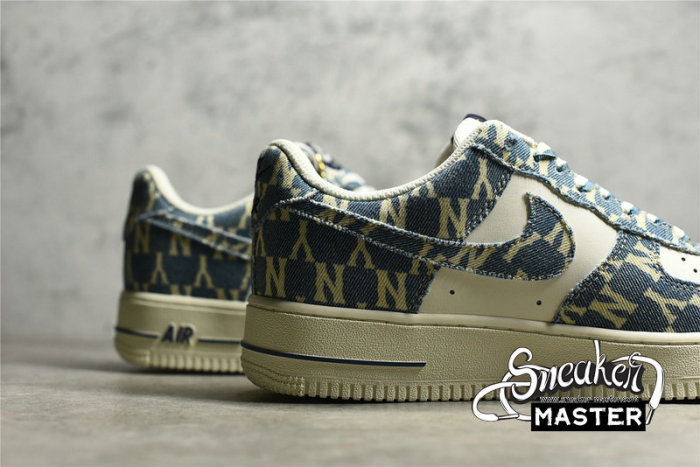 NIKE AIR FORCE 1 LOW 07 X MLB DENIM BLUE/WHITE/BLACK CW1888-602