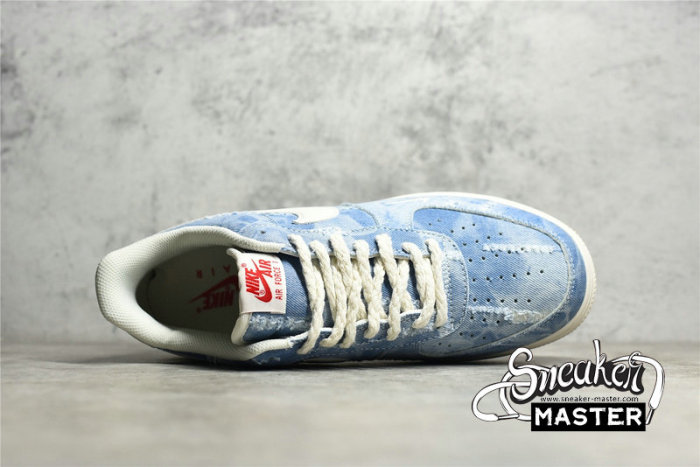 NIKE AIR FORCE 1 LOW 07 DENIM BLUE/BEIGE/RED DY1830-100