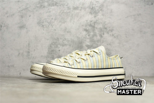 CONVERSE CHUCK TAYLOR ALL-STAR 70S LOW PECAN STRIPES BEIGE/BEIGE A02293C