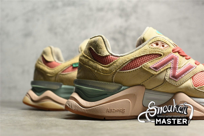 NEW BALANCE 9060 RUNNING SHOES X JOE FRESHGOODS PENNY COOKIE PINK/IVORY CREAM/BLOSSOM U9060JF1