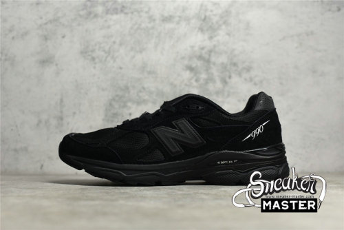 NEW BALANCE 990V3 MADE IN USA BLACK/BLACK/BLACK M990TB3