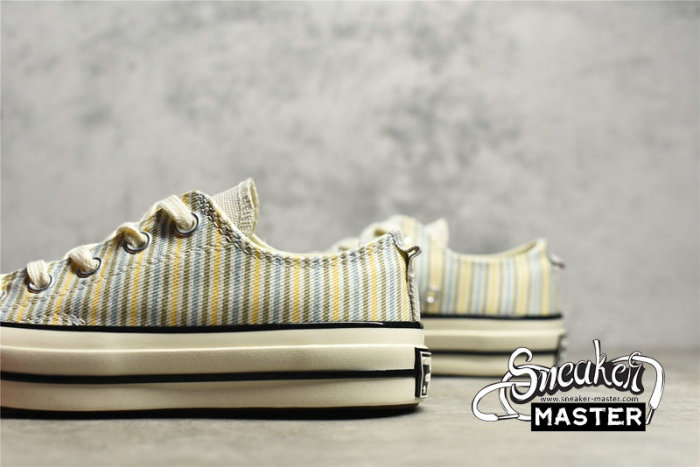 CONVERSE CHUCK TAYLOR ALL-STAR 70S LOW PECAN STRIPES BEIGE/BEIGE A02293C