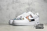 NIKE AIR FORCE 1 LOW GRAND THEFT AUTO WHITE/BLACK/MULTI-COLOR CW2288-302