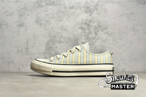 CONVERSE CHUCK TAYLOR ALL-STAR 70S LOW PECAN STRIPES BEIGE/BEIGE A02293C