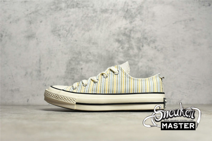 CONVERSE CHUCK TAYLOR ALL-STAR 70S LOW PECAN STRIPES BEIGE/BEIGE A02293C