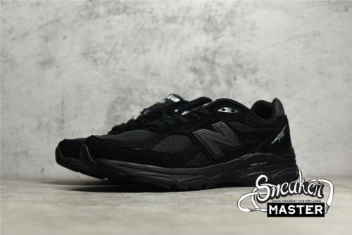 NEW BALANCE 990V3 MADE IN USA BLACK/BLACK/BLACK M990TB3