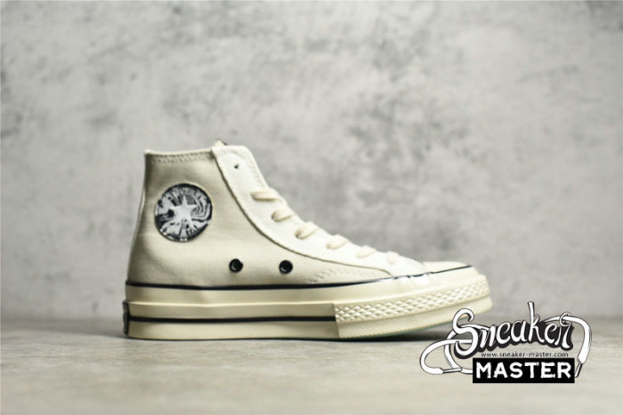 CONVERSE CHUCK TAYLOR ALL-STAR 70S HIGH BEIGE/BEIGE/BLACK A00742C