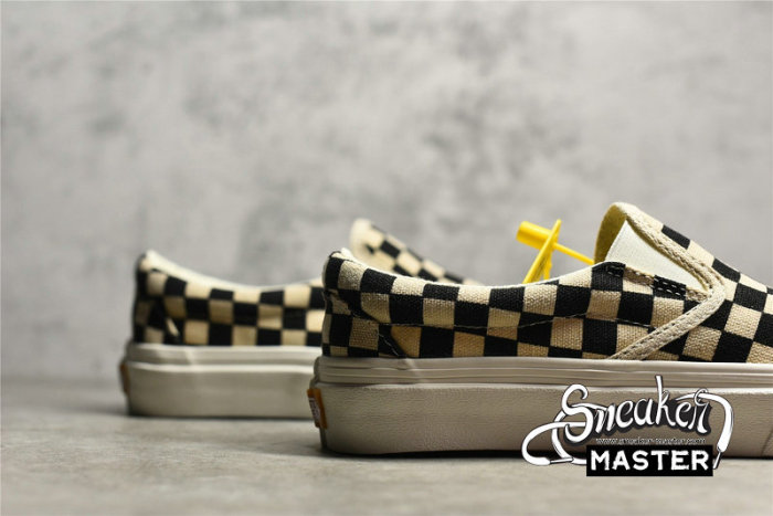 VANS ECO THEORY CHECKERBOARD AUTHENTIC BEIGE/BLACK/WHITE VN0A5KRD705