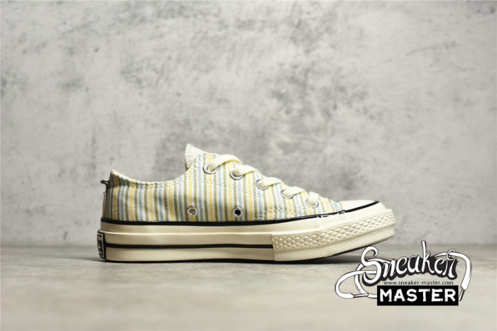 CONVERSE CHUCK TAYLOR ALL-STAR 70S LOW PECAN STRIPES BEIGE/BEIGE A02293C